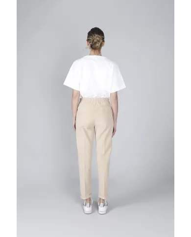 CafèNoir Pantalone Beige - Glamour Calzature CafèNoir Pantalone Beige - Glamour Calzature