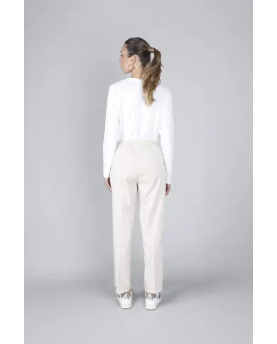 CafèNoir Pantalone Bianco - Glamour Calzature