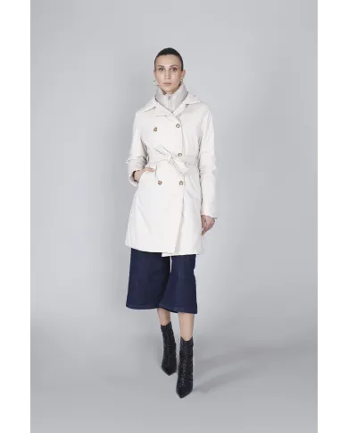 CafèNoir Trench Bianco - Glamour Calzature CafèNoir Trench Bianco - Glamour Calzature