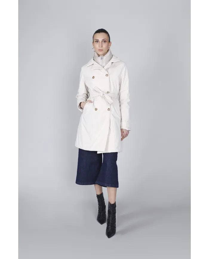 CafèNoir Trench Bianco - Glamour Calzature
