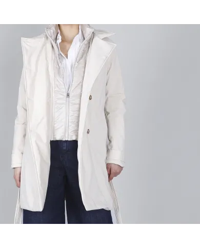 CafèNoir Trench Bianco - Glamour Calzature