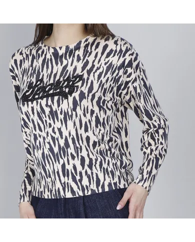 CafèNoir Maglia Animalier - Glamour Calzature CafèNoir Maglia Animalier - Glamour Calzature