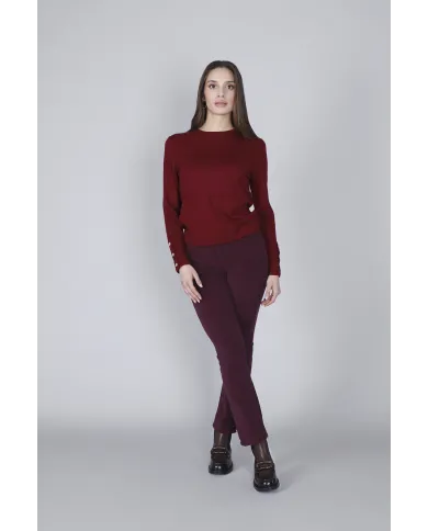 CafèNoir Maglia Bordeaux - Glamour Calzature CafèNoir Maglia Bordeaux - Glamour Calzature