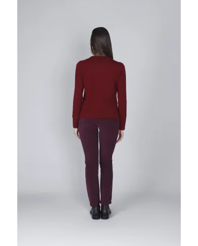 CafèNoir Maglia Bordeaux - Glamour Calzature CafèNoir Maglia Bordeaux - Glamour Calzature