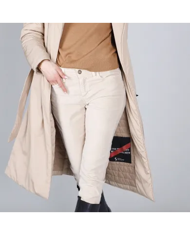 CafèNoir Piumino Beige - Glamour Calzature CafèNoir Piumino Beige - Glamour Calzature
