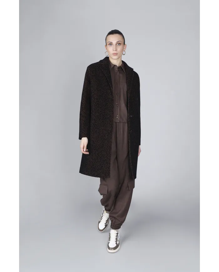 CafèNoir Cappotto Nero - Glamour Calzature