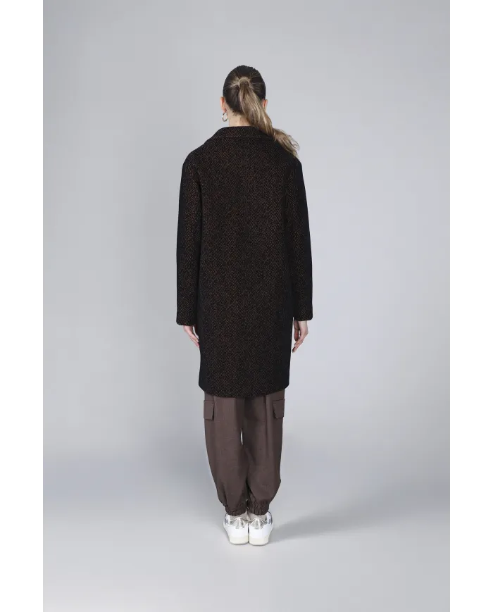 CafèNoir Cappotto Nero - Glamour Calzature