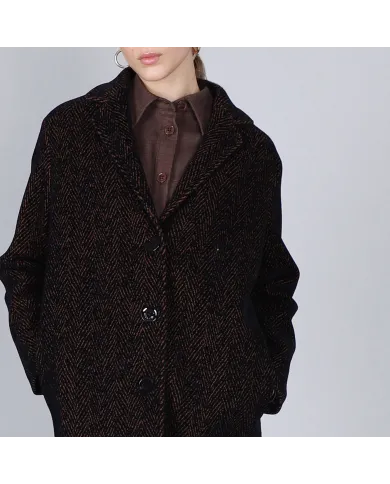 CafèNoir Cappotto Nero - Glamour Calzature CafèNoir Cappotto Nero - Glamour Calzature
