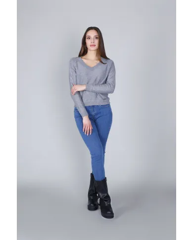 CafèNoir Maglia Grigio - Glamour Calzature CafèNoir Maglia Grigio - Glamour Calzature