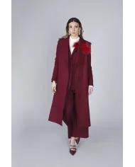 CafèNoir Cappotto Bordeaux - Glamour Calzature