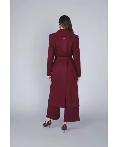 CafèNoir Cappotto Bordeaux - Glamour Calzature