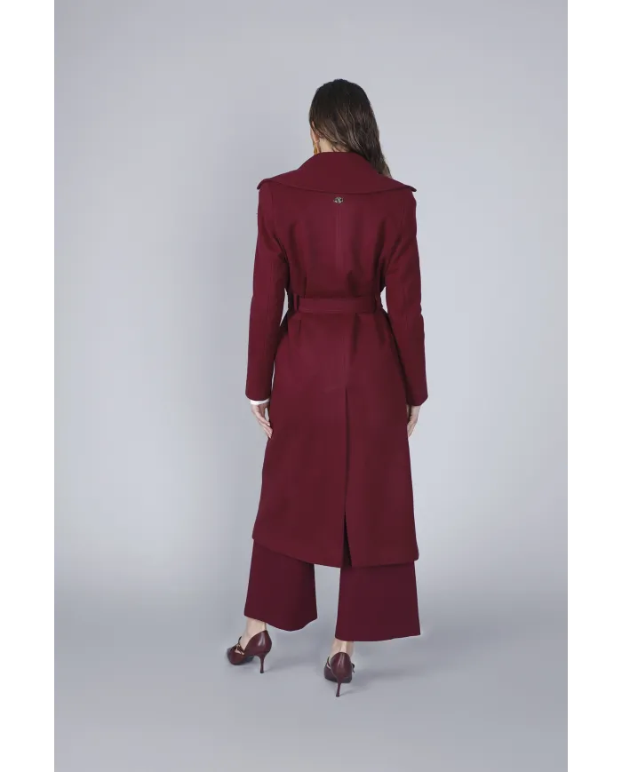 CafèNoir Cappotto Bordeaux - Glamour Calzature