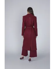 CafèNoir Cappotto Bordeaux - Glamour Calzature