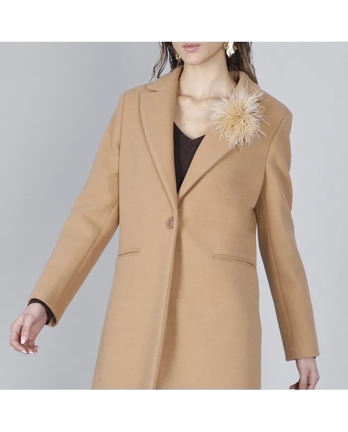 CafèNoir Cappotto Beige - Glamour Calzature