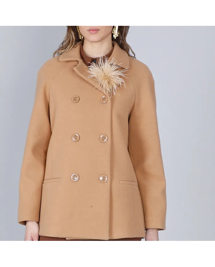 CafèNoir Cappotto Beige - Glamour Calzature