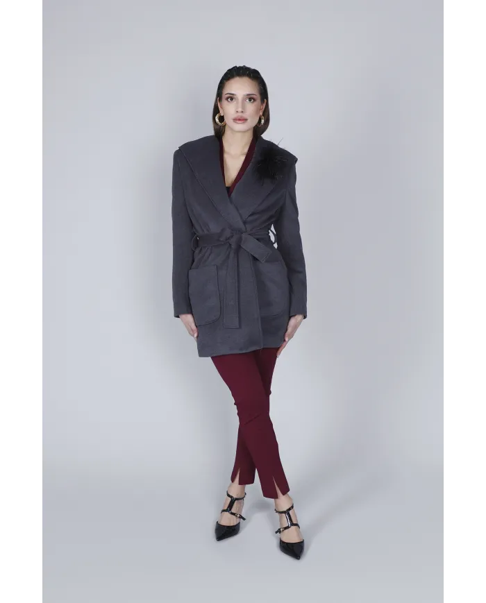 CafèNoir Cappotto Grigio - Glamour Calzature
