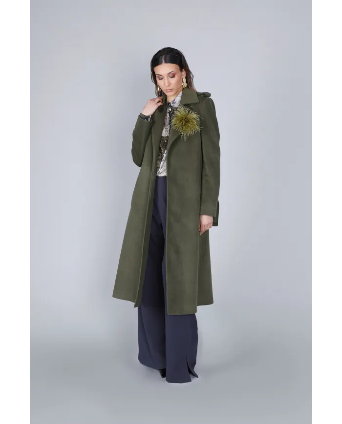 CafèNoir Cappotto Verde - Glamour Calzature