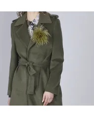CafèNoir Cappotto Verde - Glamour Calzature