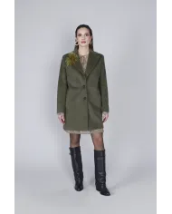 CafèNoir Cappotto Verde - Glamour Calzature