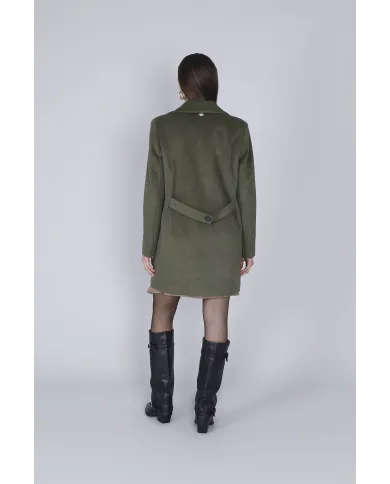 CafèNoir Cappotto Verde - Glamour Calzature