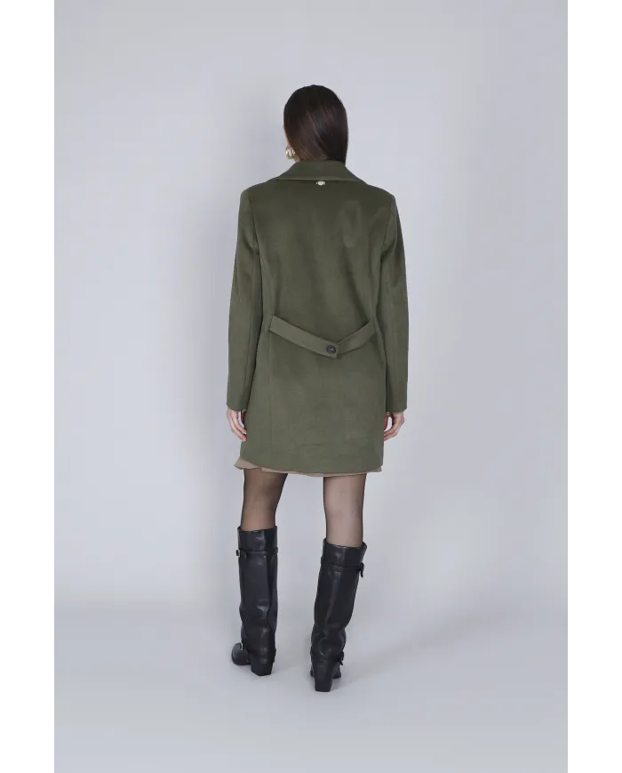 CafèNoir Cappotto Verde - Glamour Calzature