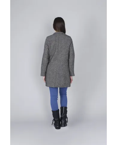 CafèNoir Cappotto Grigio - Glamour Calzature CafèNoir Cappotto Grigio - Glamour Calzature