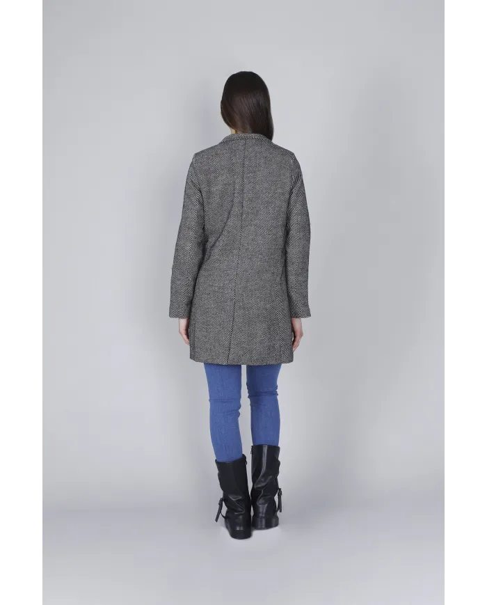 CafèNoir Cappotto Grigio - Glamour Calzature