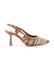 KEYS Slingback Cuoio