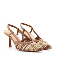 KEYS Slingback Cuoio