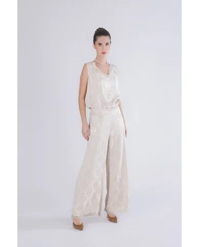 CafèNoir Pantalone Beige