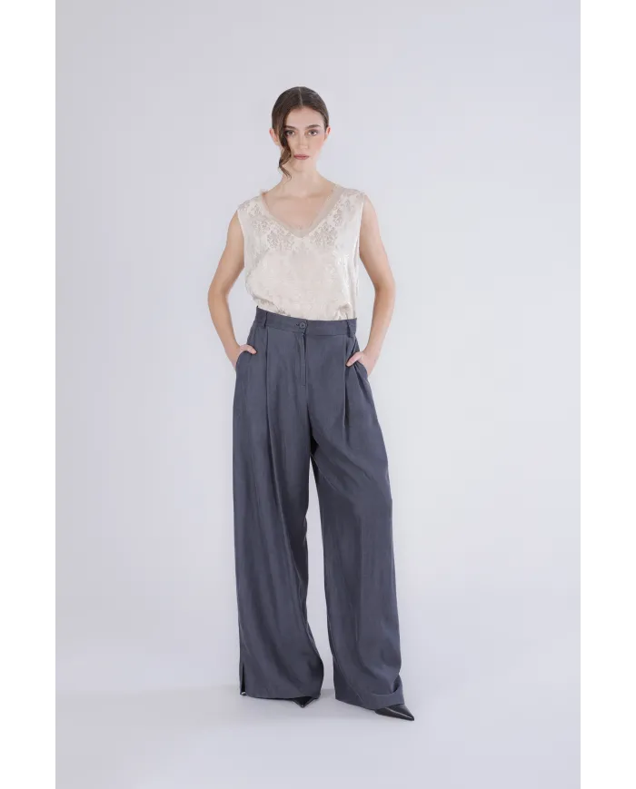 CafèNoir Pantalone Grigio