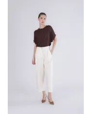CafèNoir Pantalone Bianco
