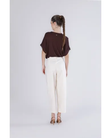 CafèNoir Pantalone Bianco