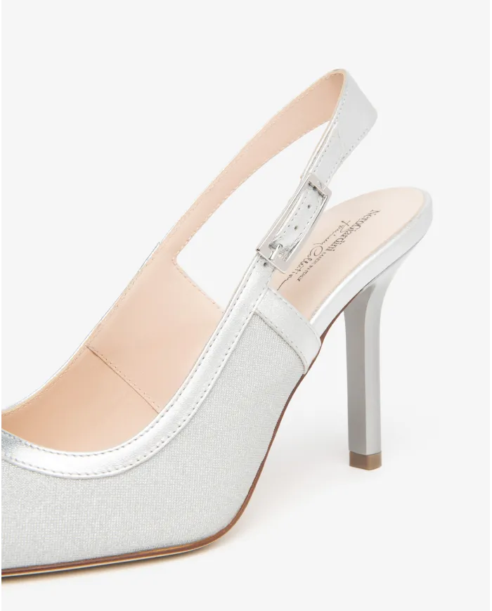 Nero Giardini Slingback Argento