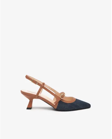 Nero Giardini Slingback Blu