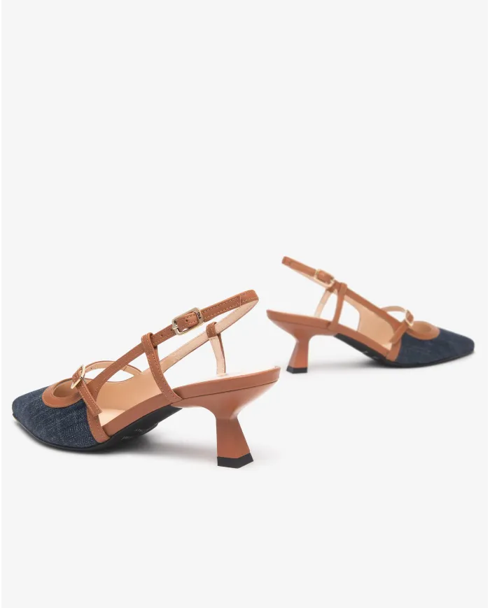 Nero Giardini Slingback Blu