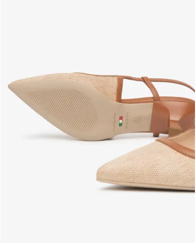 Nero Giardini Slingback Beige