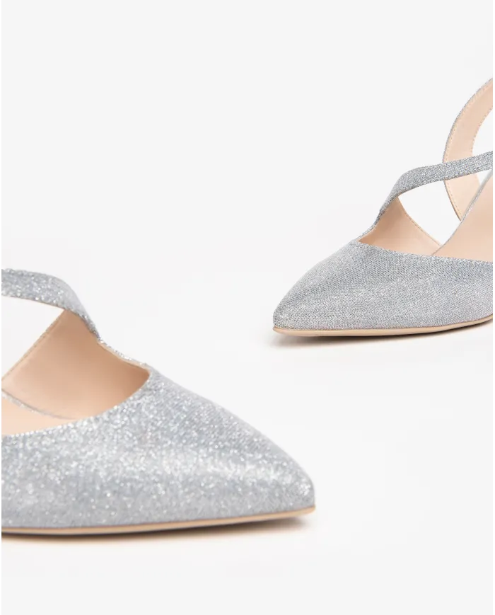 Nero Giardini Slingback Argento