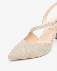 Nero Giardini Slingback Platino