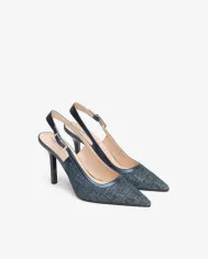 Nero Giardini Slingback Blu