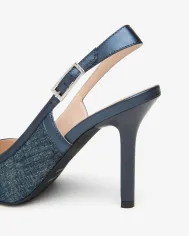 Nero Giardini Slingback Blu