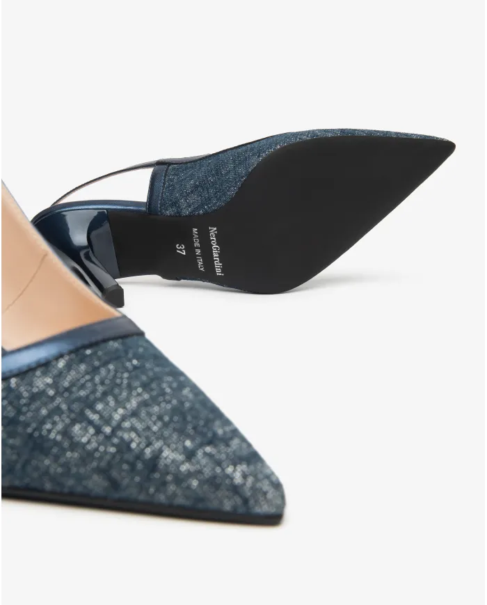 Nero Giardini Slingback Blu