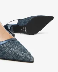 Nero Giardini Slingback Blu