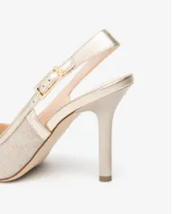 Nero Giardini Slingback Platino