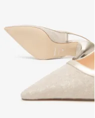 Nero Giardini Slingback Platino