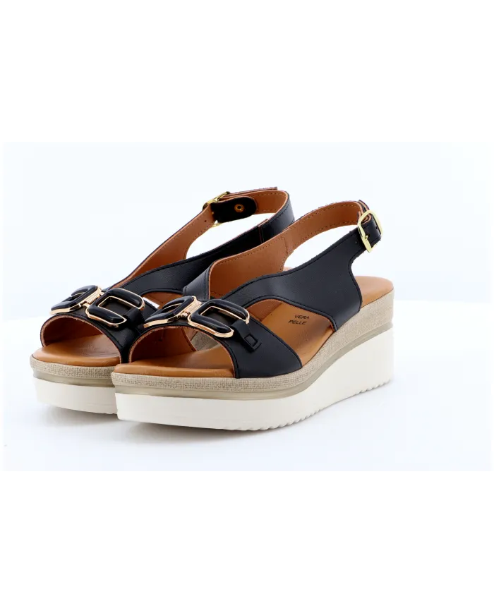 Cinzia Soft Sandalo Nero