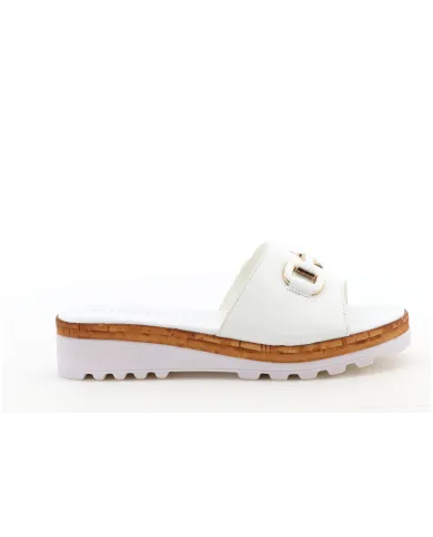 Cinzia Soft Ciabatta Bianco