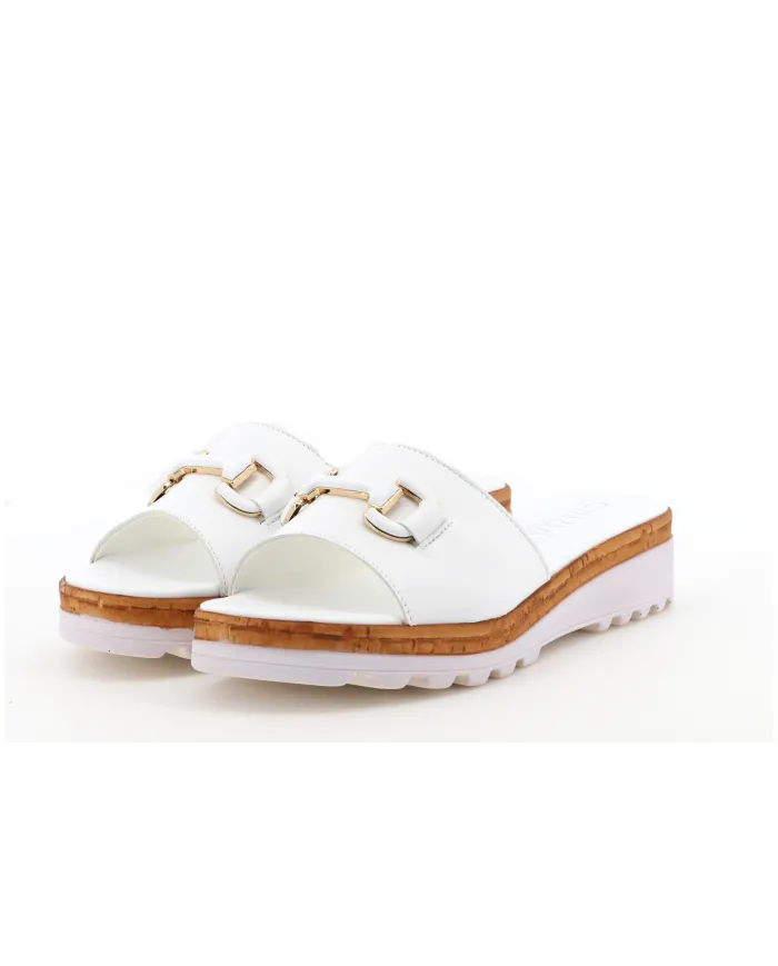 Cinzia Soft Ciabatta Bianco