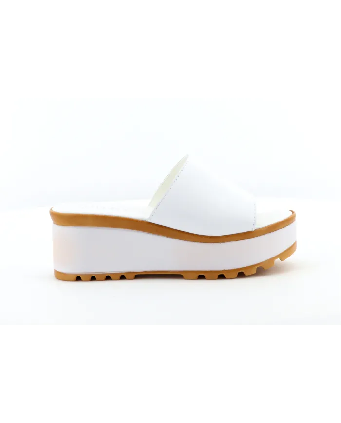 Cinzia Soft Ciabatta Bianco