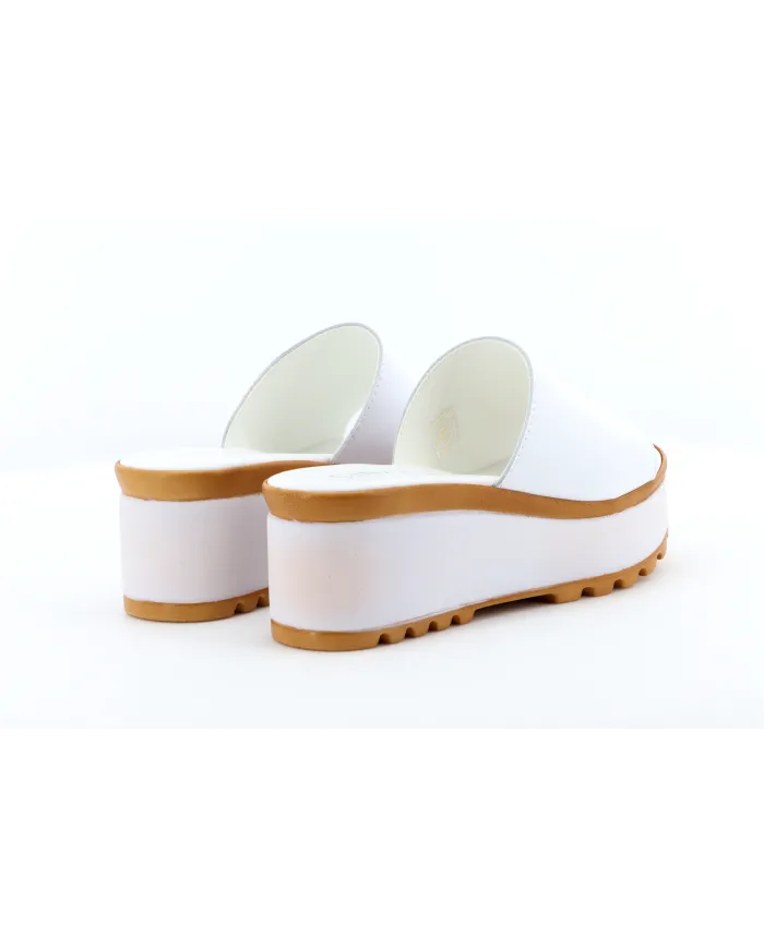 Cinzia Soft Ciabatta Bianco